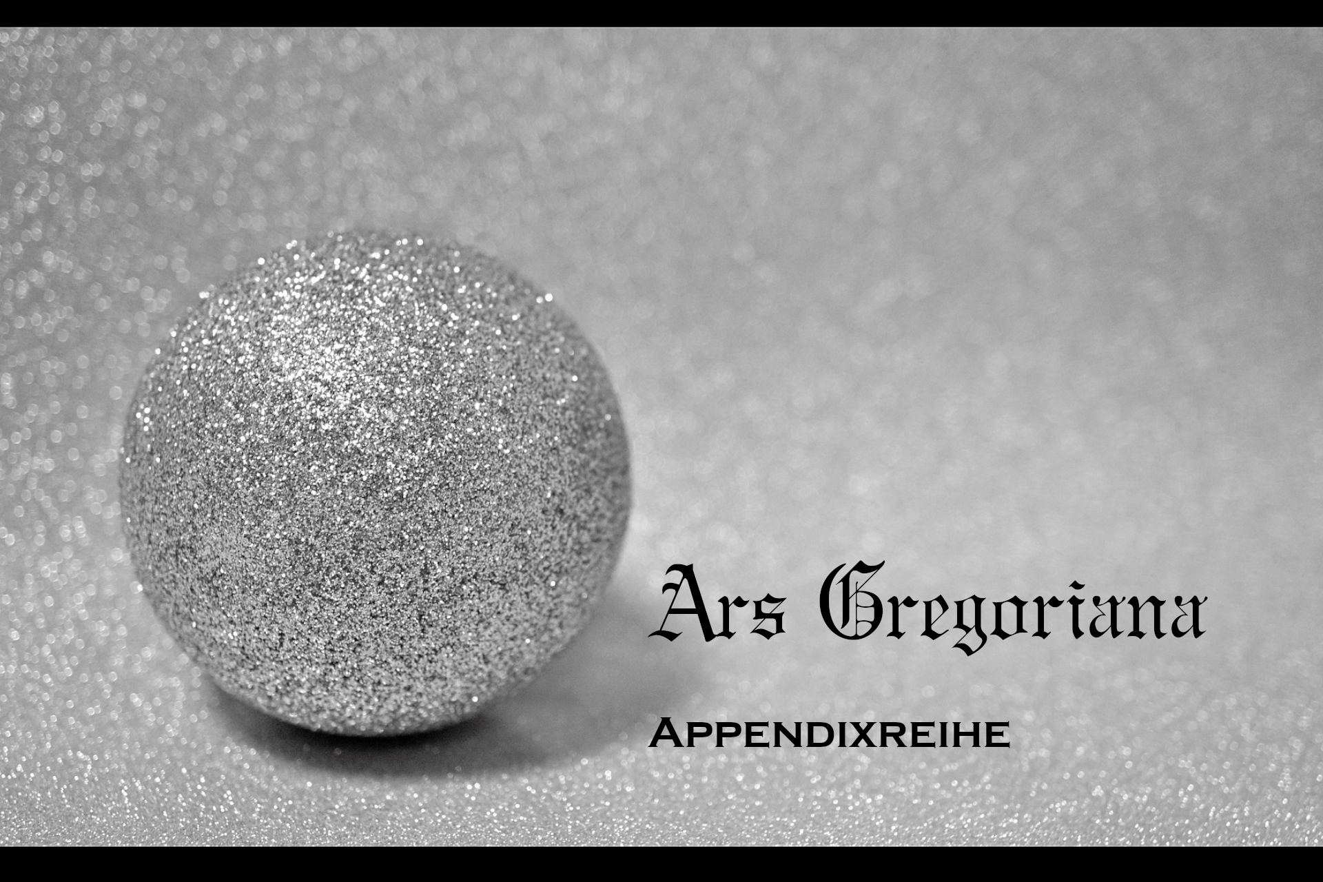 Ars Gregoriana Appendixreihe